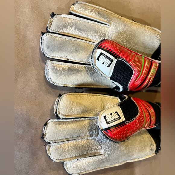 Reusch receptor finger support goalie gloves Youth size 5 soccer futsal - Picture 3 of 5